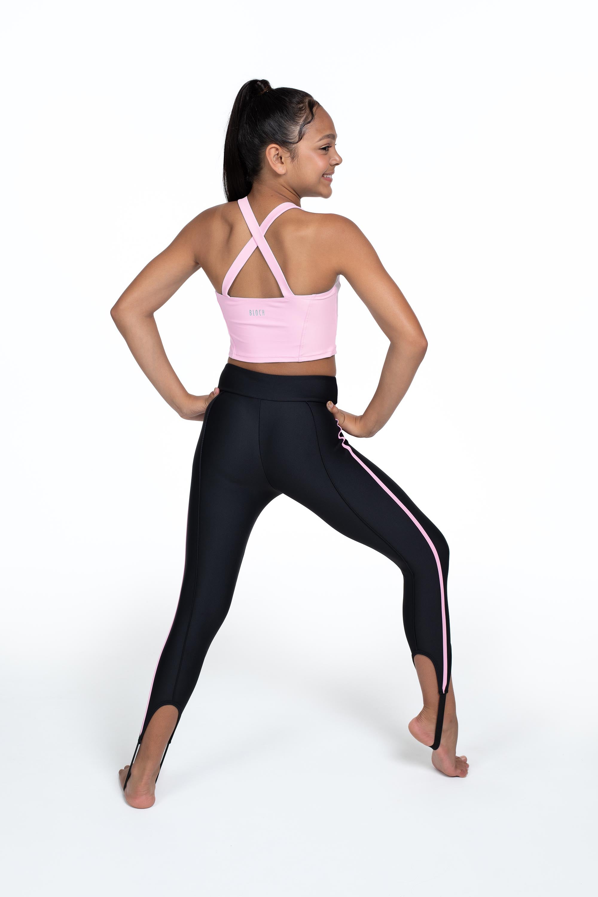 Bloch X Flo Active Shelby Seamed Cross Back Top