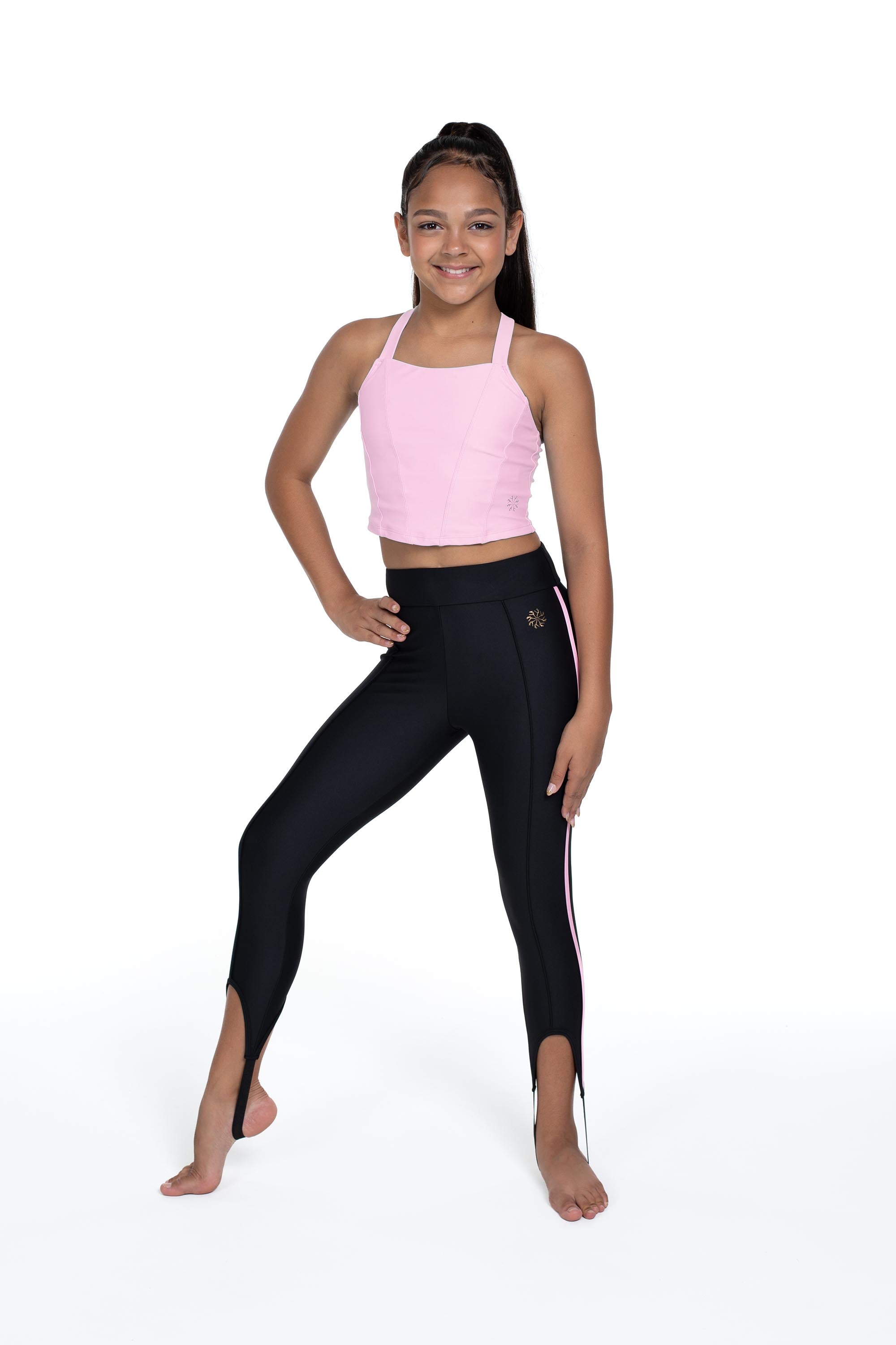 Bloch X Flo Active Shelby Seamed Cross Back Top