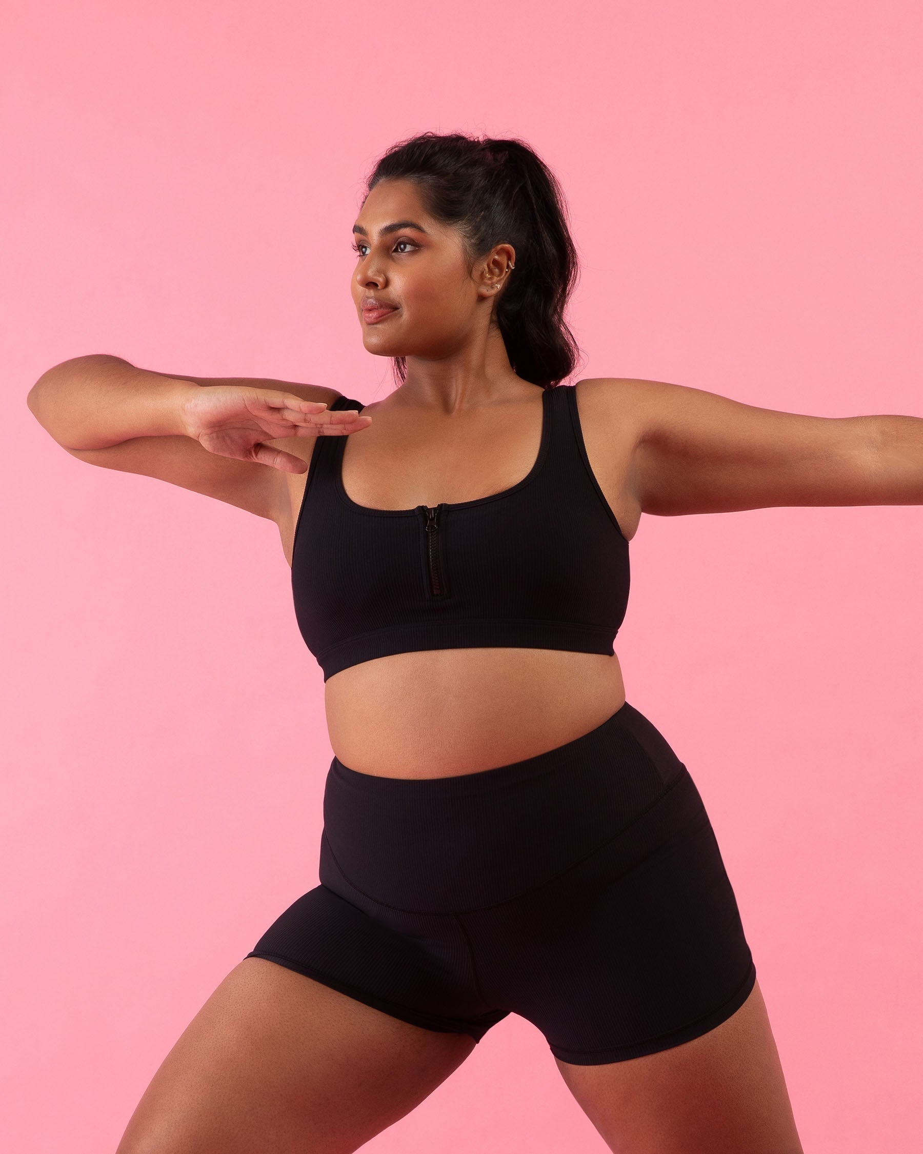 Bloch Play Zip Crop