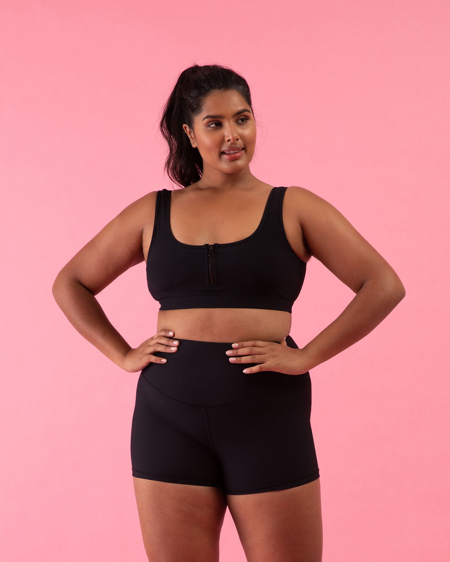 Bloch Play Zip Crop