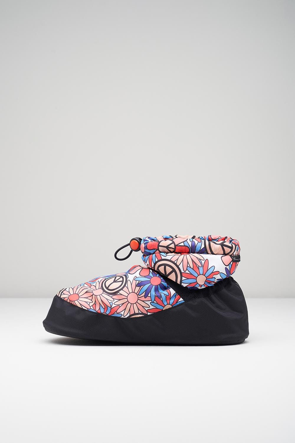 Adult Hippie Print Ankle Warm Up Booties