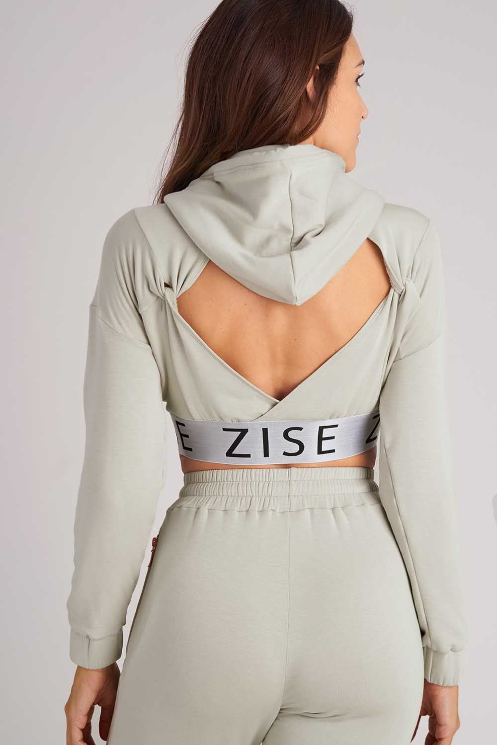 Zise Jeri Open Back Hoodie