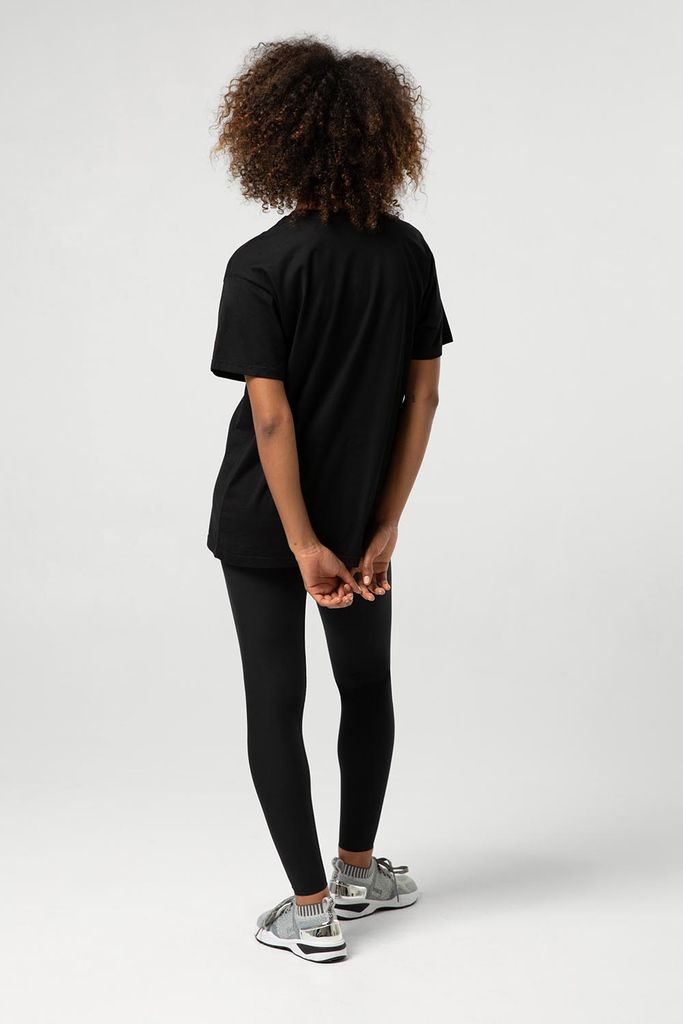 Ladies Tonal Bloch Print Oversized Tee