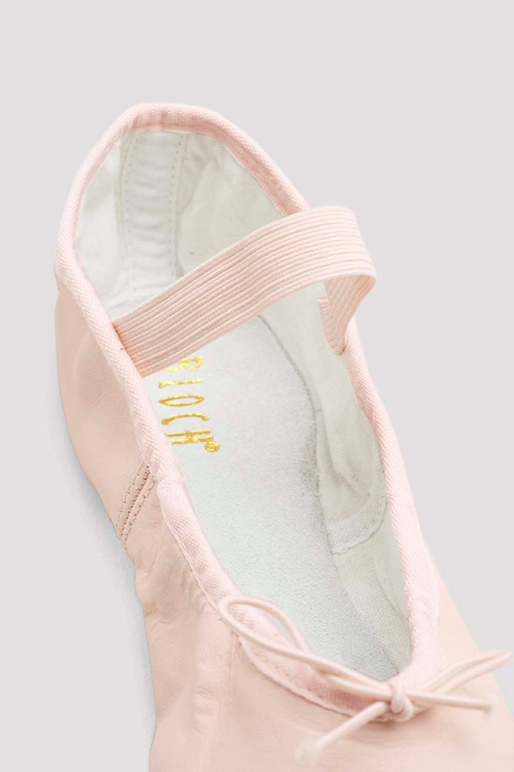 Ladies Dansoft Leather Ballet Shoes