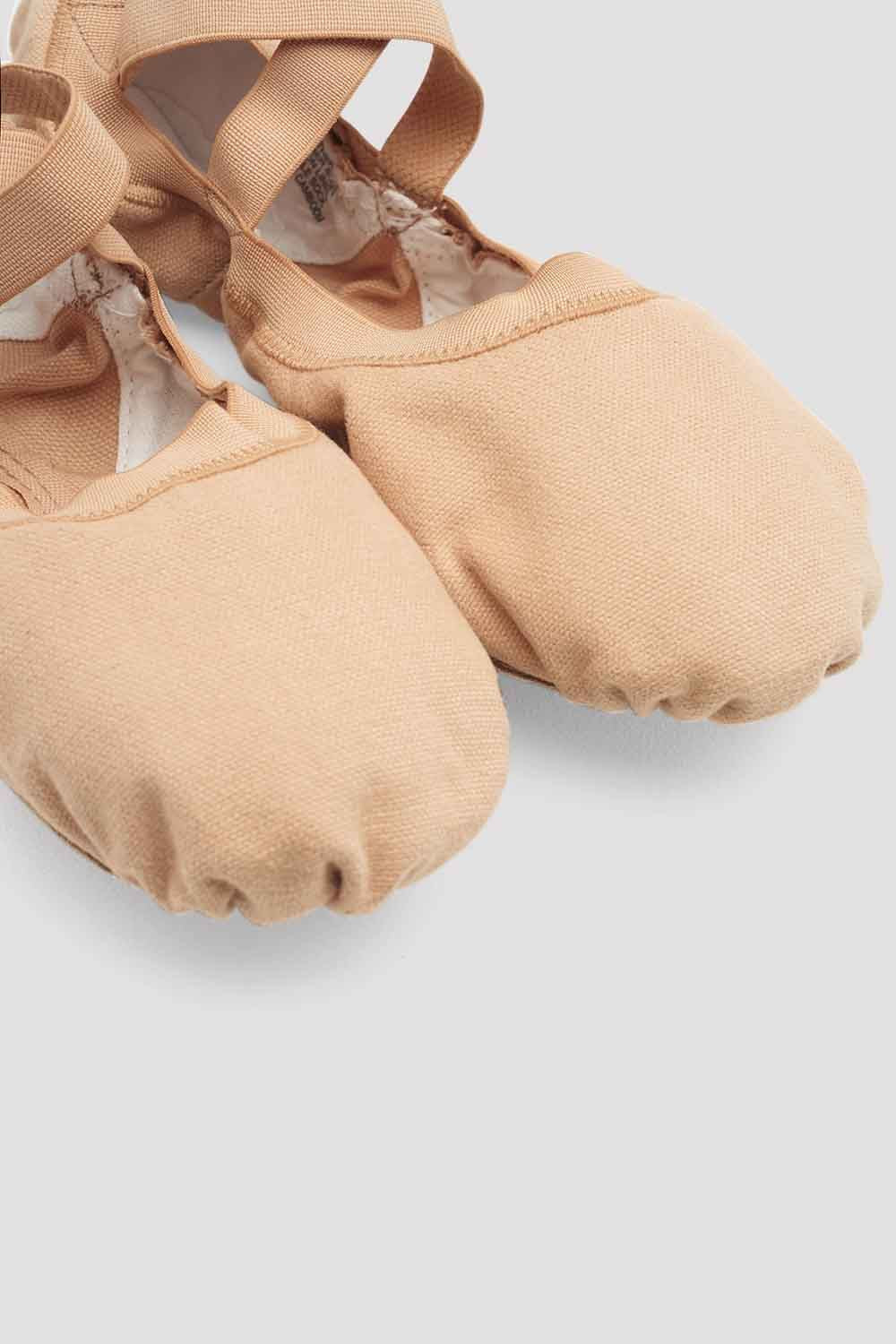 Ladies Pro Elastic Canvas Ballet Shoes