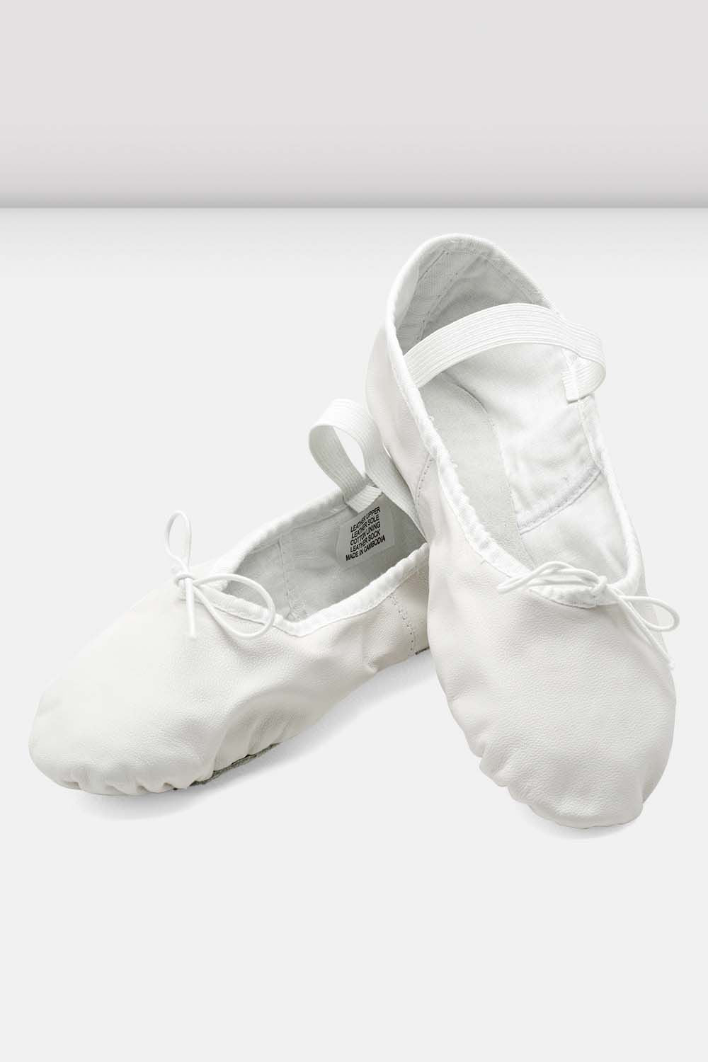 Ladies Dansoft Leather Ballet Shoes