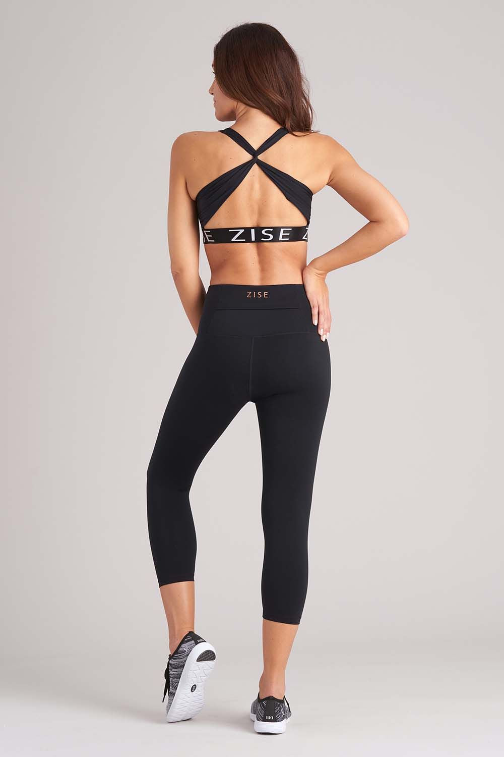 Zise Gigi Cross Back Crop Top