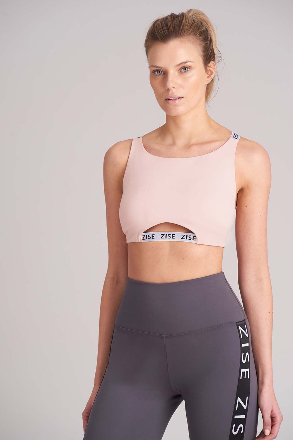 Zise Mimi Cross Back Crop Top