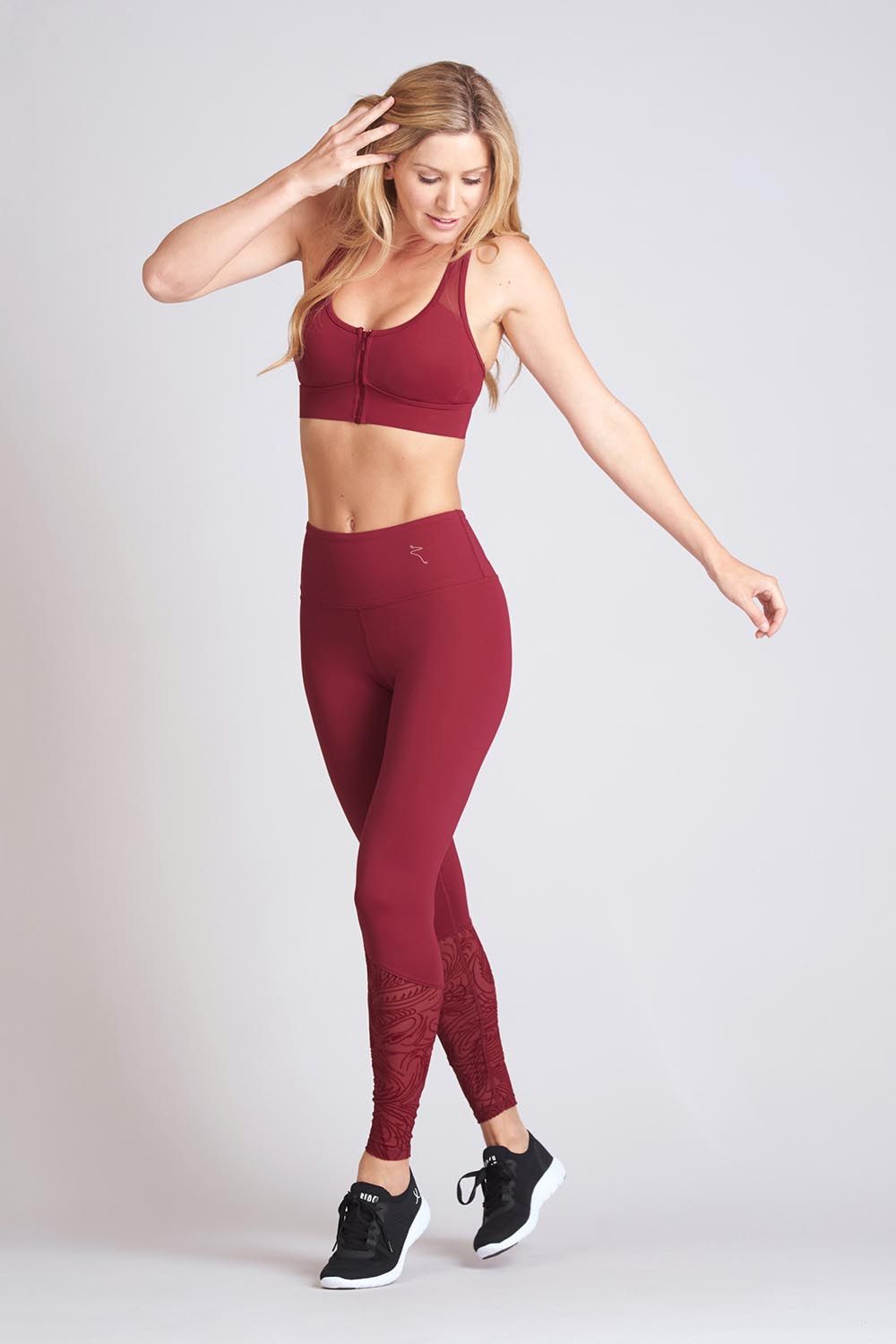 Poise Zip Bra Top