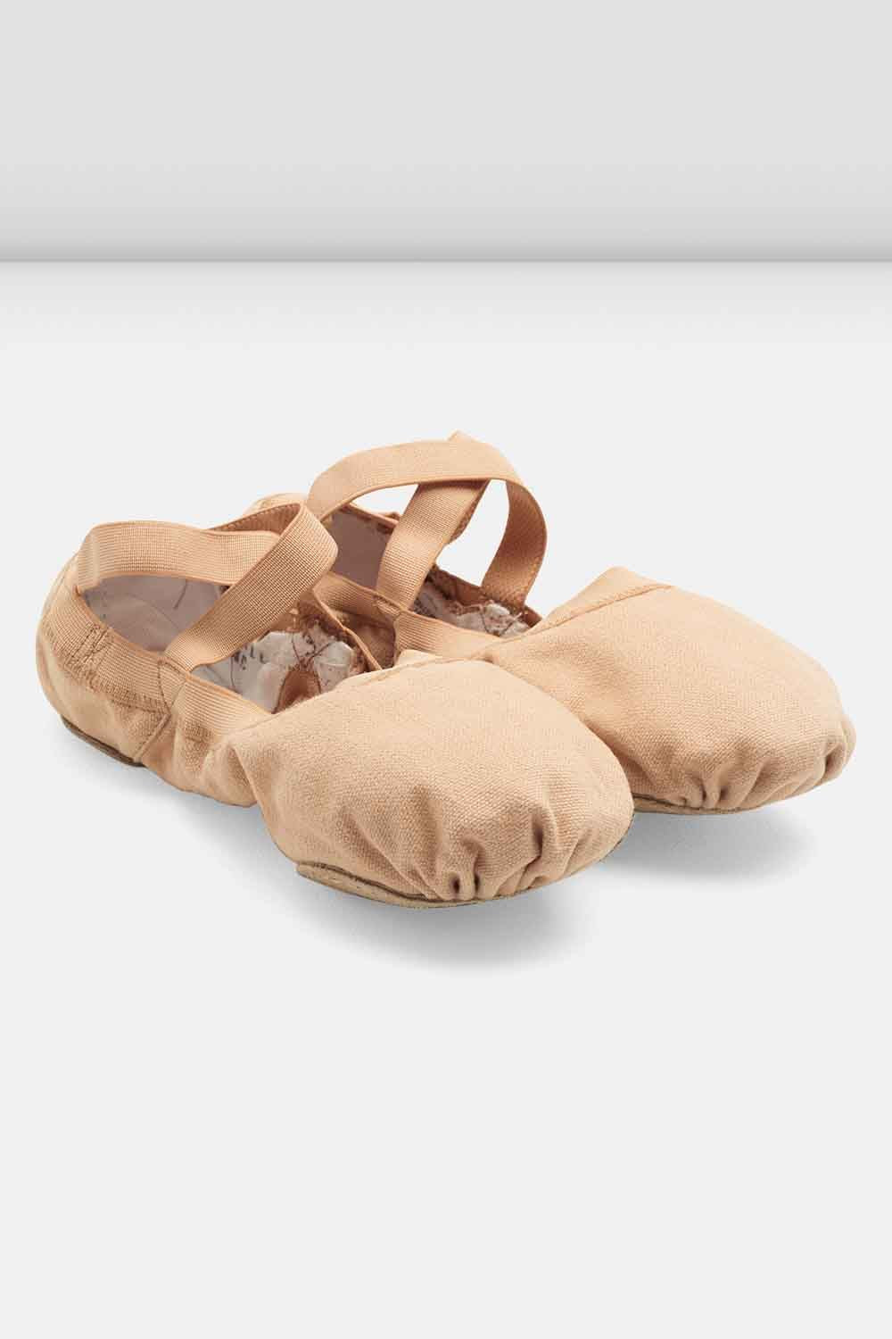 Ladies Pro Elastic Canvas Ballet Shoes