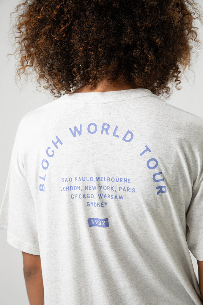 Ladies Bloch World Tour Print Oversized Tee