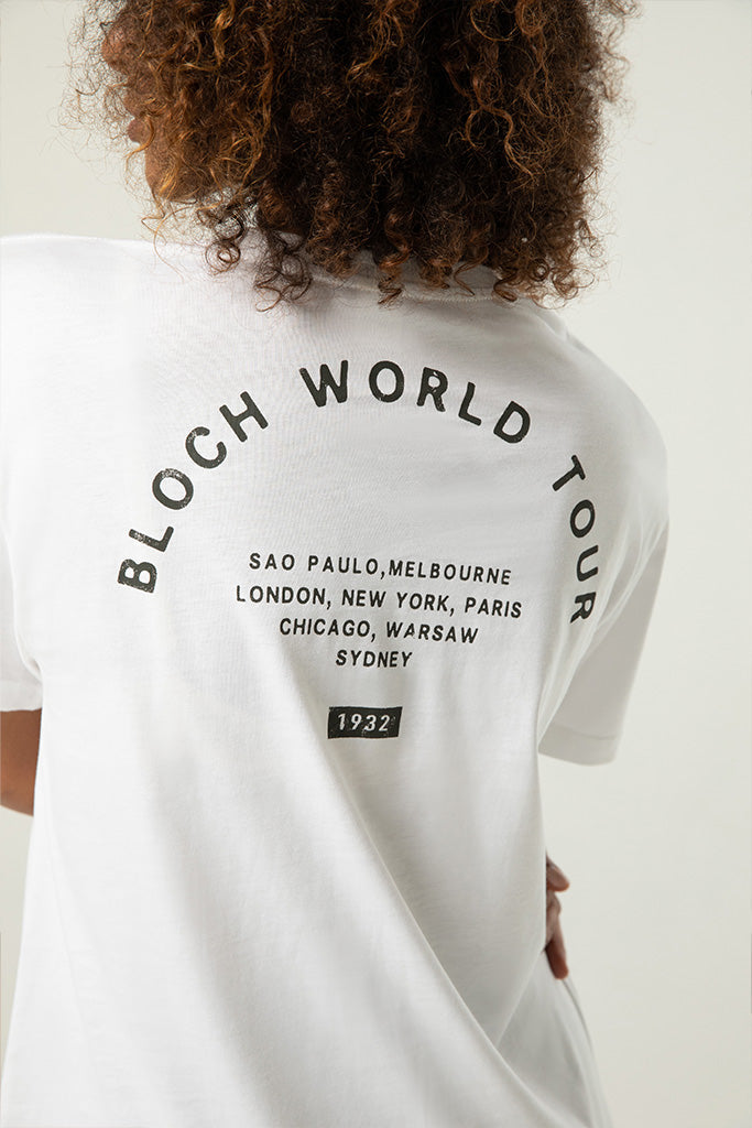 Ladies Bloch World Tour Print Oversized Tee