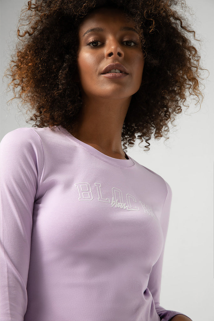 Ladies Heritage Bloch Print Fitted Long Sleeve Tee