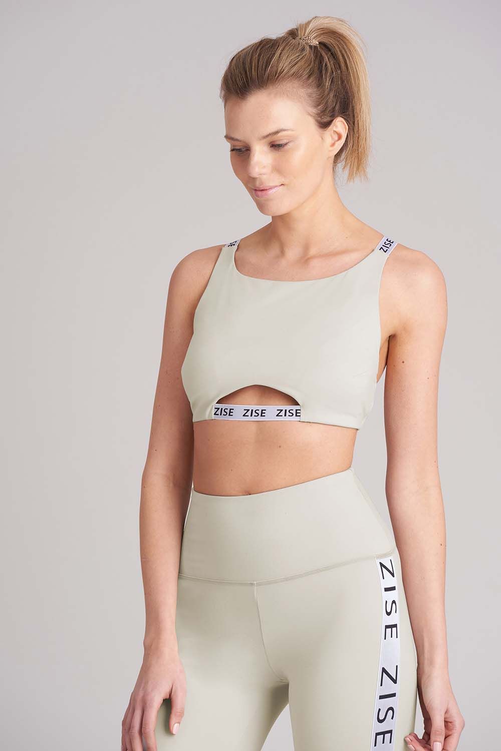 Zise Mimi Cross Back Crop Top