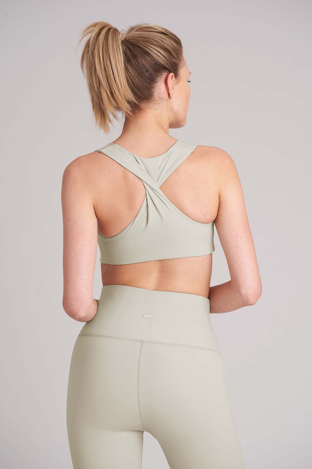 Zise Gigi Twist Back Crop Top