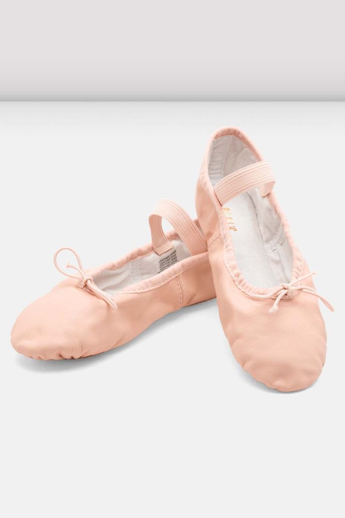 Ladies Dansoft Leather Ballet Shoes